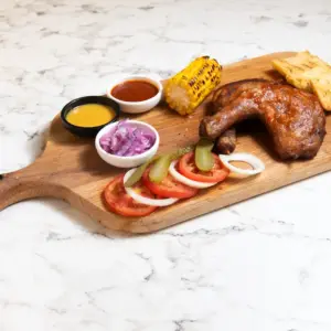 350gr BBQ chicken thigh and leg