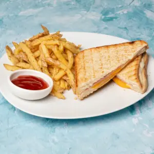 Grilled cheese and ham